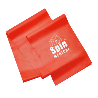 Banda elástica Rojo 1,5m - Spin Medical