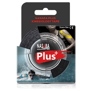 Nasara Tape 5x5 Innotex Plus HipoAlergénico Negro